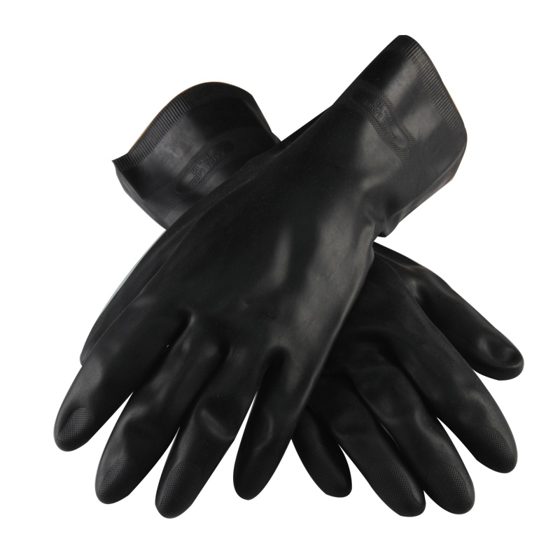 MAPA Technic420-6氯丁橡膠植絨防化手套圖片1 MAPA Technic420-6氯丁橡膠植絨防化手套圖片1