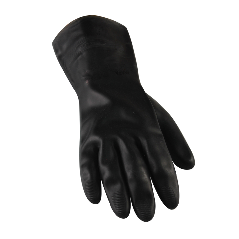 MAPA Technic401-9氯丁橡膠植絨防化手套圖片2