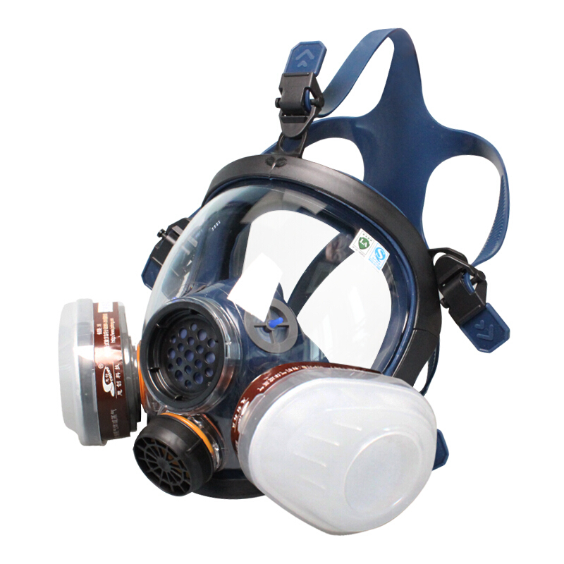 思創ST-S100-1硅膠球面全面罩防毒面具圖片3