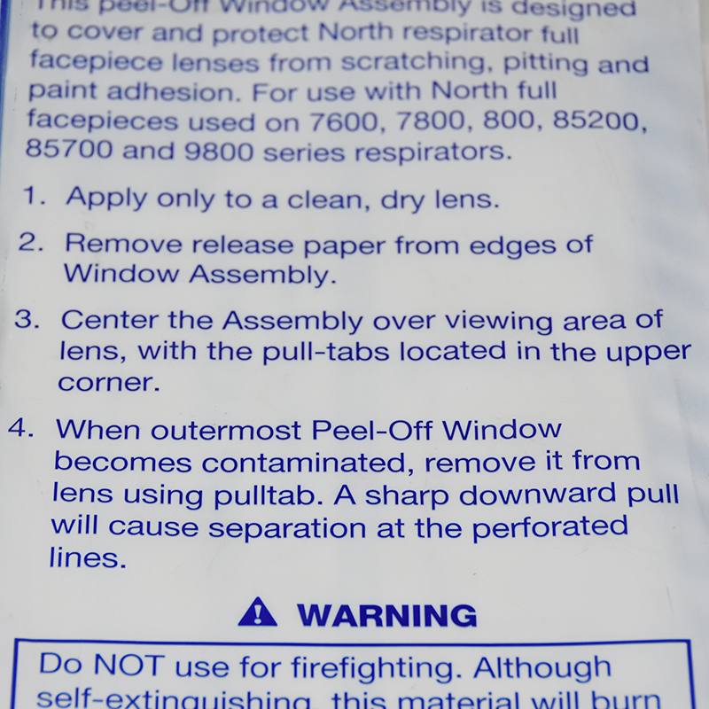 霍尼韋爾80836A 防毒面具保護貼膜圖片3