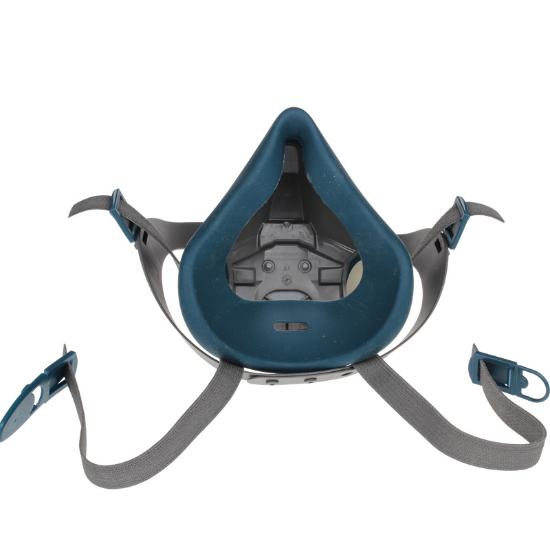 3M6502硅膠半面罩防毒面具本體圖片2