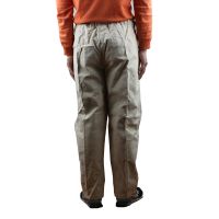 花護帆布噴砂褲圖片2