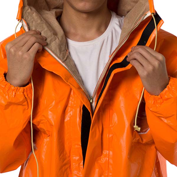 杜邦Tychem6000FR TP198T OR阻燃防化服C級化學(xué)防護(hù)服橘色圖片1