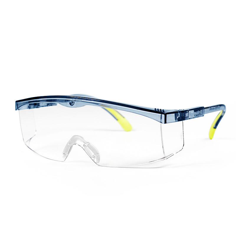 Honeywell霍尼韋爾100500S200A plus透明鏡片藍色鏡框防刮擦防護眼鏡圖片4 Honeywell霍尼韋爾100500S200A plus透明鏡片藍色鏡框防刮擦防護眼鏡圖片4