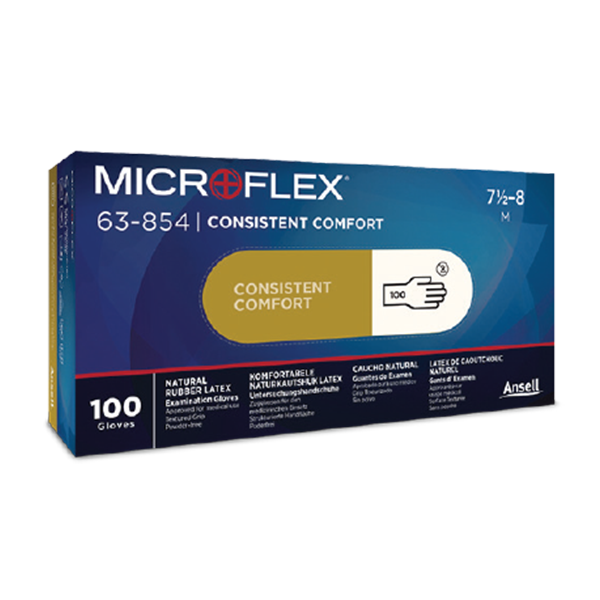 Ansell安思爾63-854MICROFLEX乳膠手套圖片1