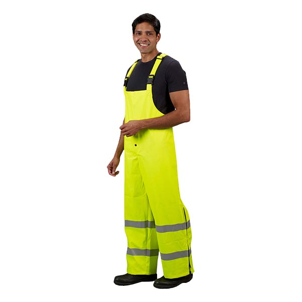 雷克蘭ABPU10LY防水PU涂層阻燃反光防電弧服背帶褲圖片1 雷克蘭ABPU10LY防水PU涂層阻燃反光防電弧服背帶褲圖片1