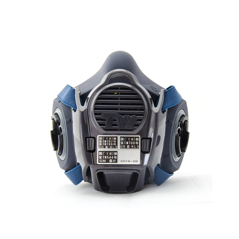 重松TW08S硅膠雙濾盒防毒面具本體(含傳聲器)圖片1 重松TW08S硅膠雙濾盒防毒面具本體(含傳聲器)圖片1