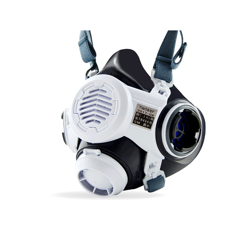 重松TW08SF雙濾盒硅膠防毒面具本體(自帶傳聲器)圖片1 重松TW08SF雙濾盒硅膠防毒面具本體(自帶傳聲器)圖片1