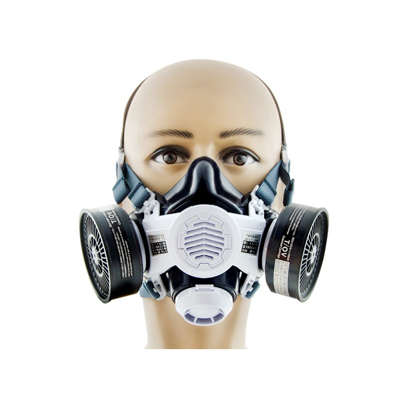 重松TW08SF雙濾盒硅膠防毒面具本體(自帶傳聲器)圖片3 重松TW08SF雙濾盒硅膠防毒面具本體(自帶傳聲器)圖片3