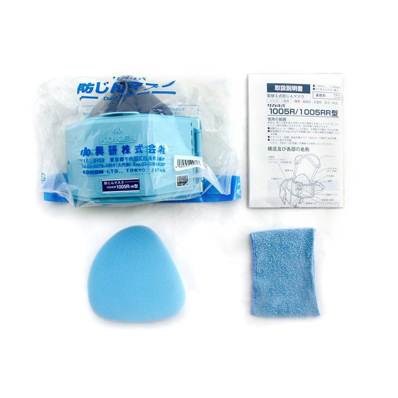 興研1005R防塵面具單濾盒半面罩防塵口罩圖片4 興研1005R防塵面具單濾盒半面罩防塵口罩圖片4