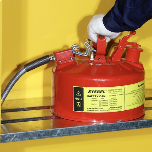 西斯貝爾SCAN003R紅色安全存儲罐圖片3