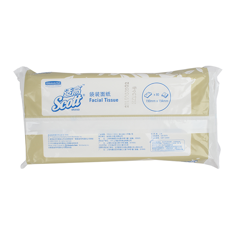 金佰利0020-01SCOTT雙層PE袋裝面紙圖片3