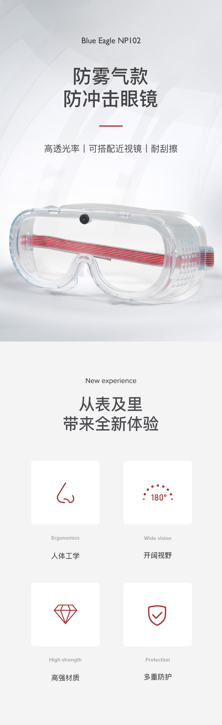 藍鷹NP102護目鏡圖片2 藍鷹NP102護目鏡圖片2