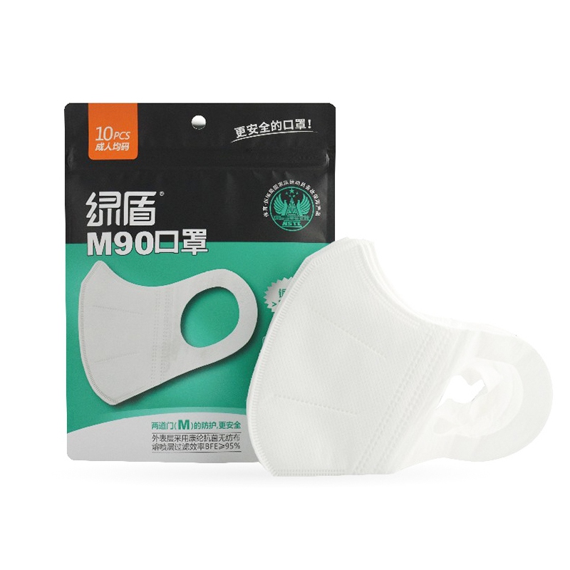 綠盾M90 3D防塵口罩圖片4 綠盾M90 3D防塵口罩圖片4