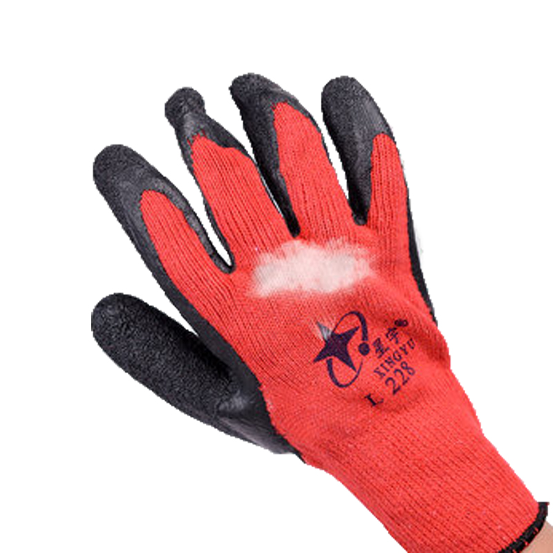 星宇L228乳膠皺紋勞保手套圖片3 星宇L228乳膠皺紋勞保手套圖片3