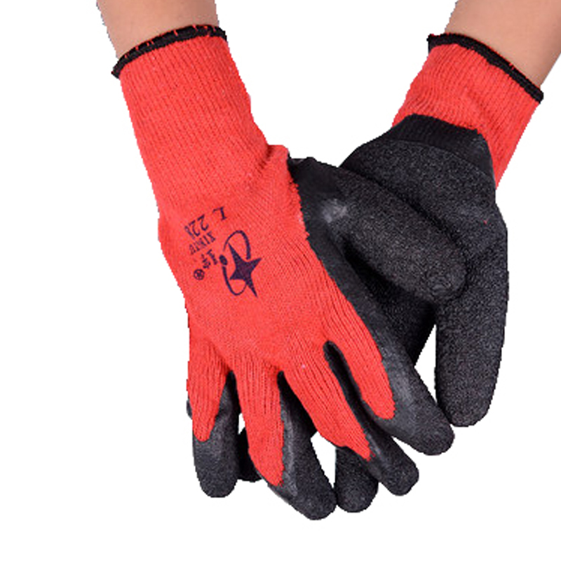 星宇L228乳膠皺紋勞保手套圖片1 星宇L228乳膠皺紋勞保手套圖片1