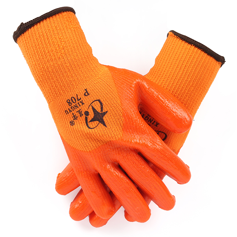 星宇P708尼龍PVC半浸勞保手套圖片2 星宇P708尼龍PVC半浸勞保手套圖片2