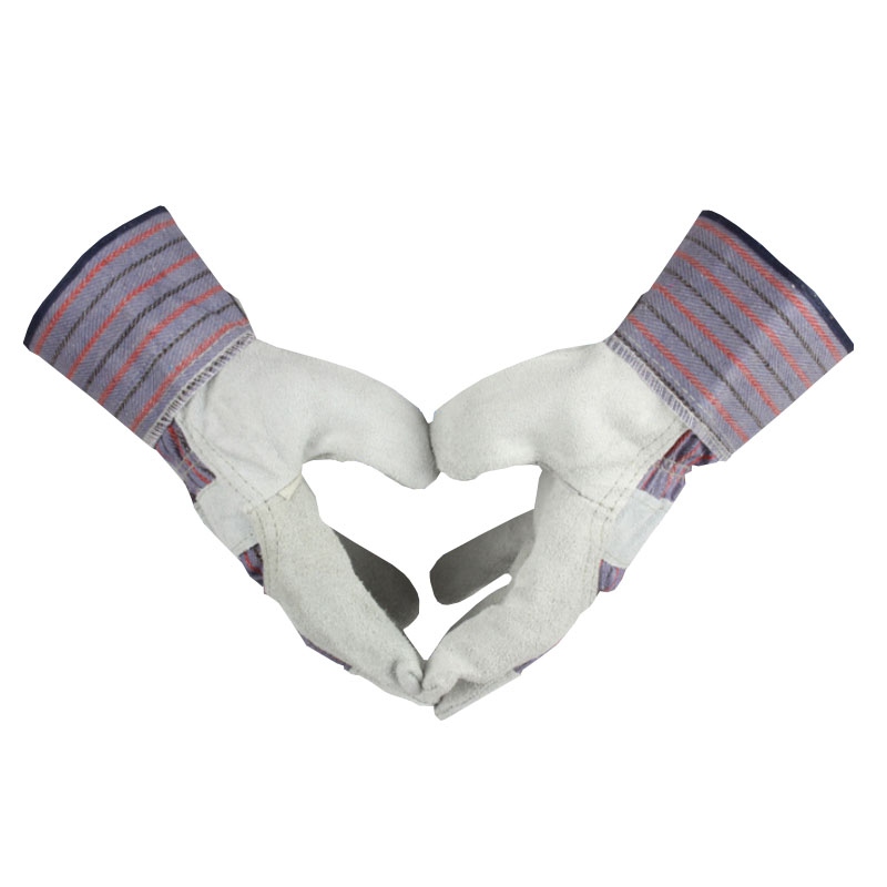 威特仕10-2215-L牛二層皮勞保手套圖片2