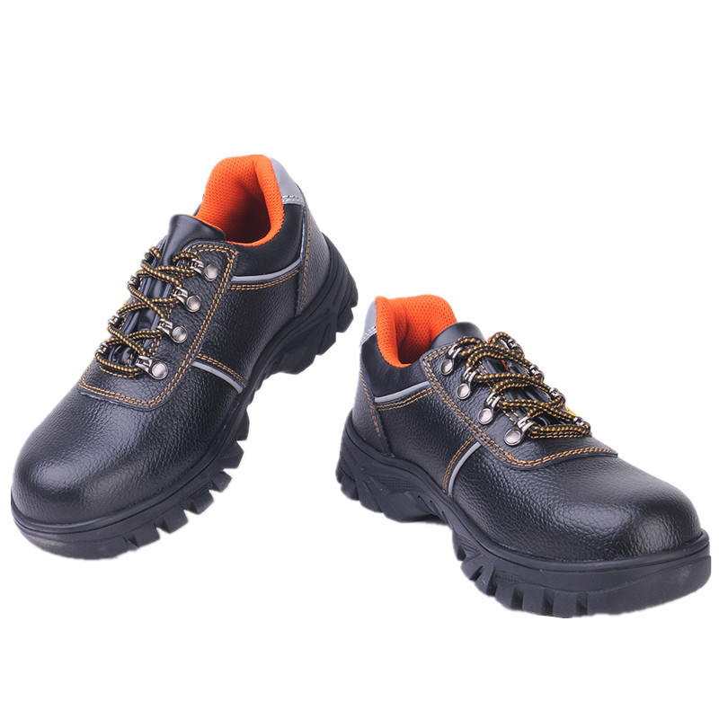 尊獅牛皮防砸防刺穿安全防護鞋圖片2