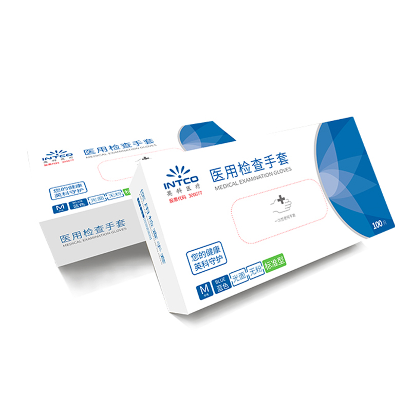 英科SGBCM1001藍色一次性醫用手套圖片3