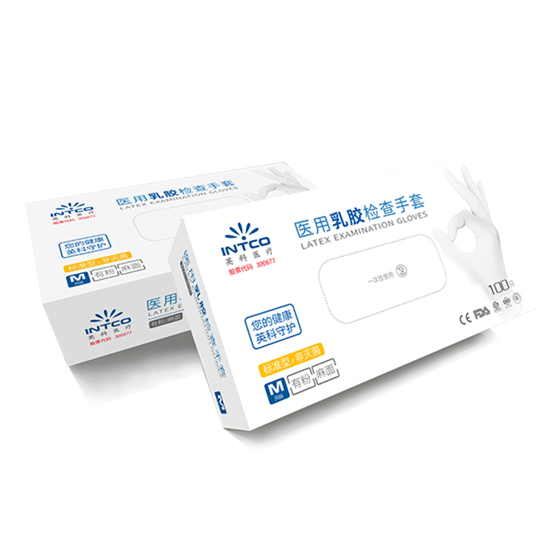 英科LGBCM1002白色乳膠醫用手套圖片5