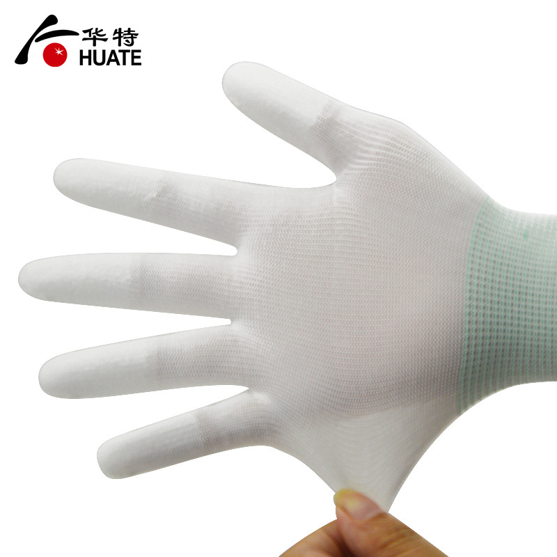 華特2#PU凈化涂指勞保手套圖片2 華特2#PU凈化涂指勞保手套圖片2
