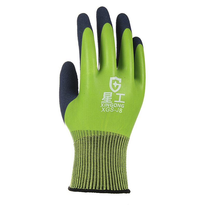 星工XGS-J8防滑耐磨雙掛膠工業勞保手套圖片1 星工XGS-J8防滑耐磨雙掛膠工業勞保手套圖片1