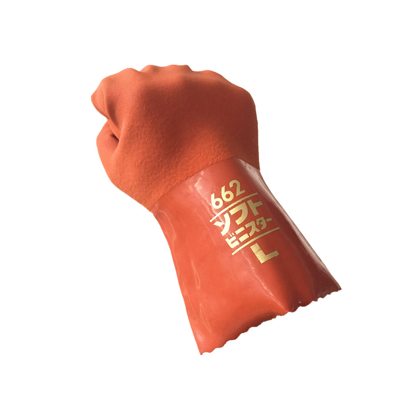 TOWA 662耐油防滑PVC手套圖片3 TOWA 662耐油防滑PVC手套圖片3