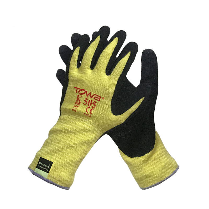 TOWA K-505丁腈涂掌耐磨防割手套圖片2 TOWA K-505丁腈涂掌耐磨防割手套圖片2