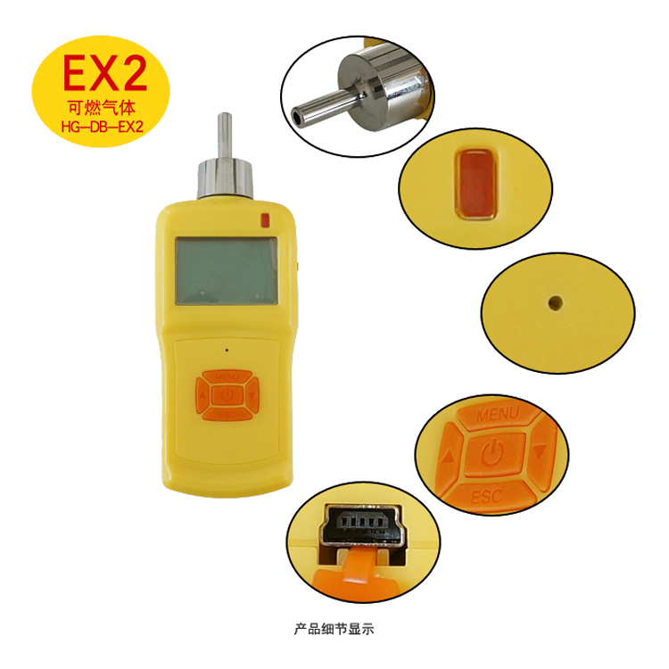 海固HG-DB-EX2泵吸式可燃氣體檢測儀圖片2