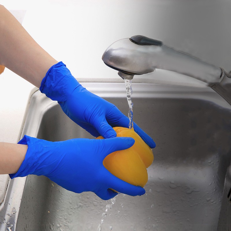 愛馬斯APFNCHD44100藍色一次性丁腈手套中號圖片2