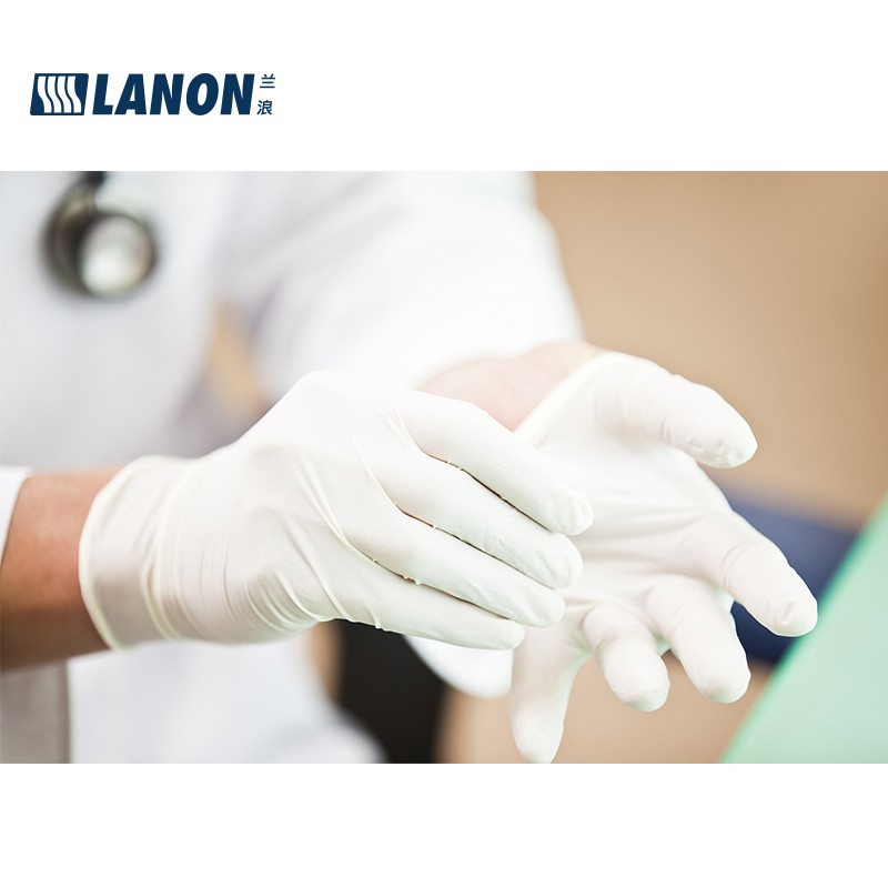 LANON蘭浪LD11食品級一次性乳膠手套圖片2