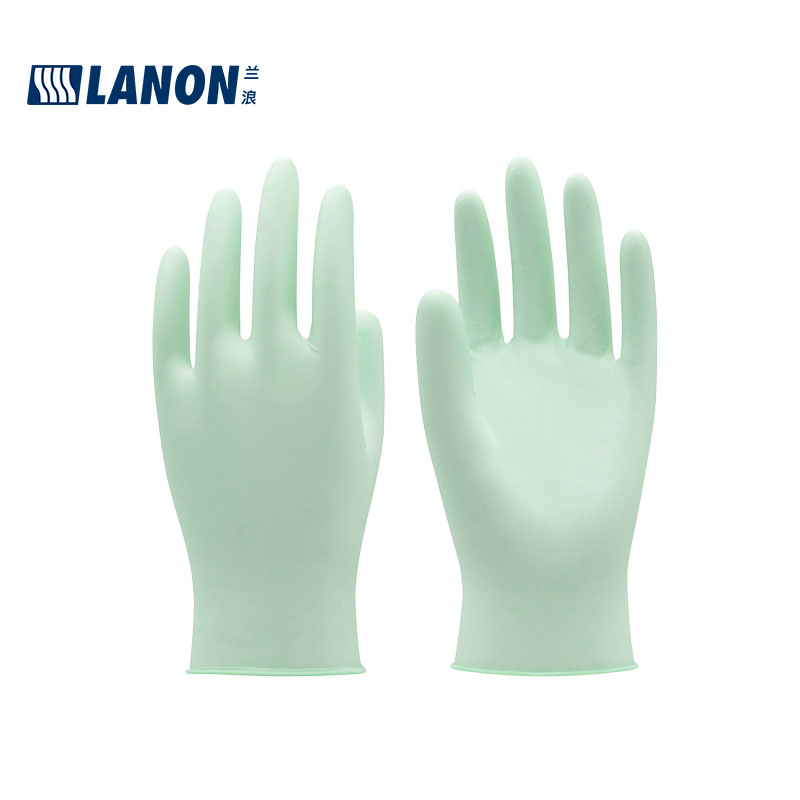 LANON蘭浪WD51加厚一次性乳膠手套圖片1 LANON蘭浪WD51加厚一次性乳膠手套圖片1