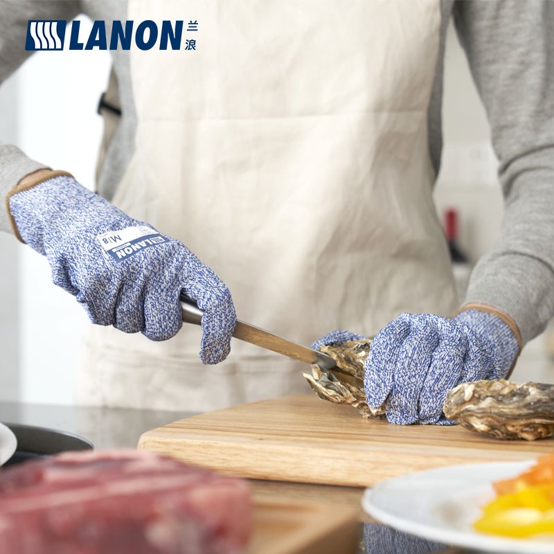 LANON蘭浪H400針織尼龍3級防割手套圖片2 LANON蘭浪H400針織尼龍3級防割手套圖片2