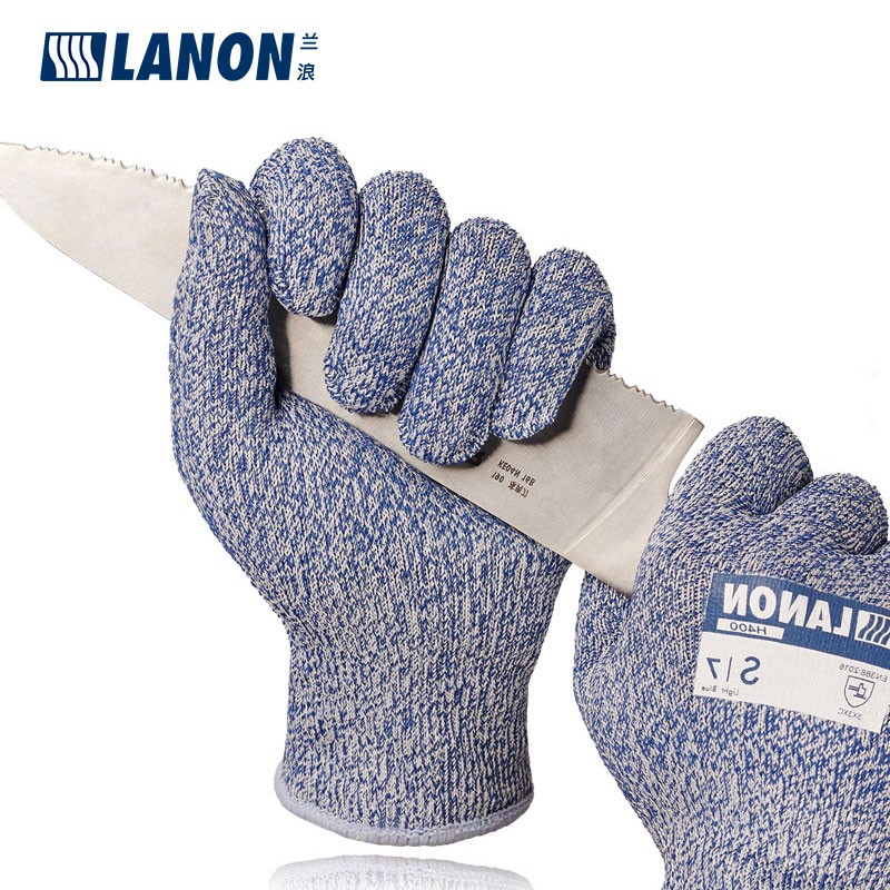 LANON蘭浪H400針織尼龍3級防割手套圖片1 LANON蘭浪H400針織尼龍3級防割手套圖片1