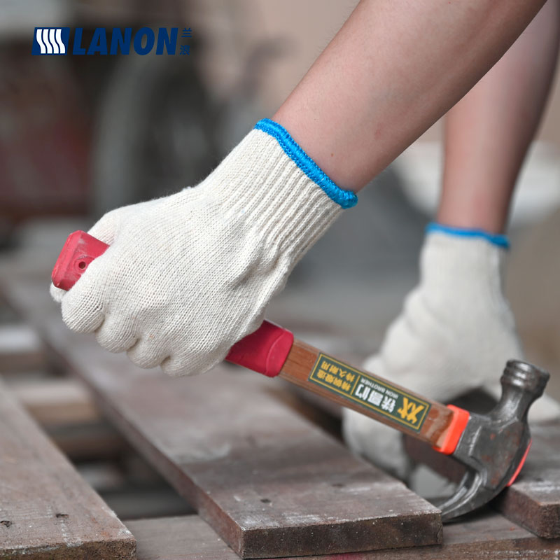LANON蘭浪H600耐磨棉線勞保手套圖片3 LANON蘭浪H600耐磨棉線勞保手套圖片3
