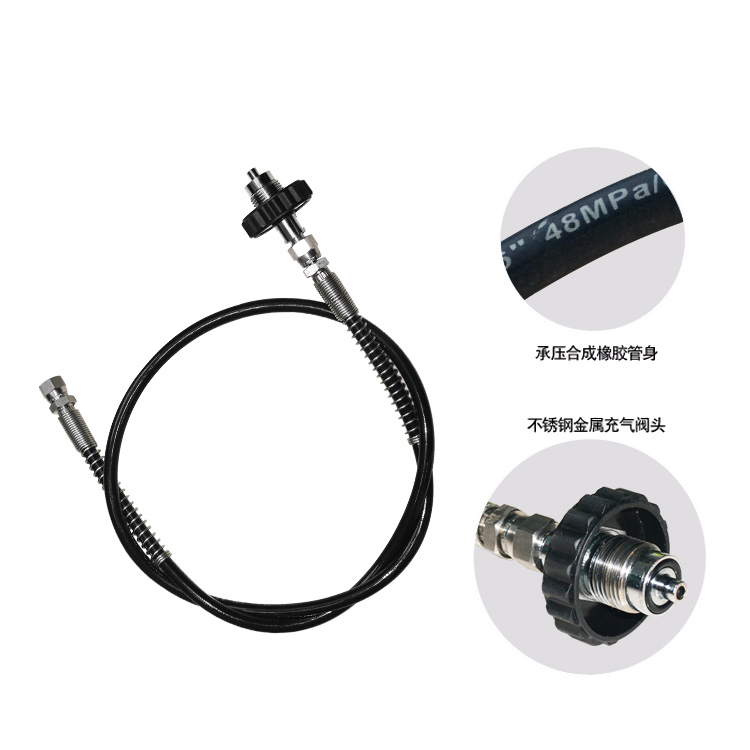 海固CQ100-RG+JT/L空氣呼吸器壓縮機專用充氣軟管圖片1 海固CQ100-RG+JT/L空氣呼吸器壓縮機專用充氣軟管圖片1