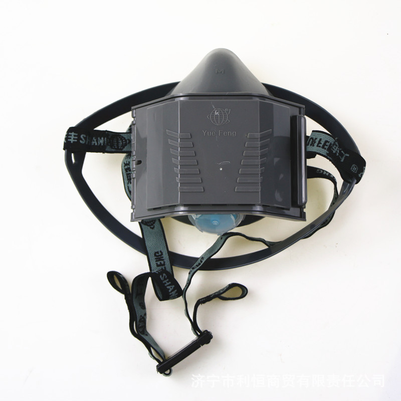 地球3300 PVC單濾盒半面罩防毒面具圖片1