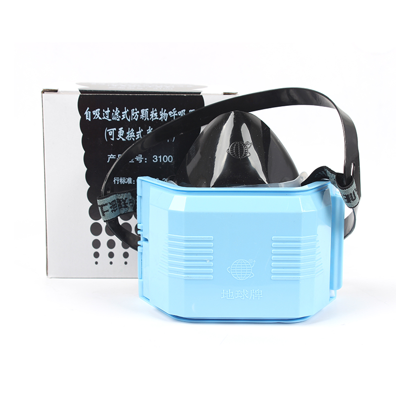 地球3100橡膠半面罩防毒面具圖片4
