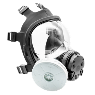 高瑪1608-DS自吸過濾式雙濾盒全面罩防毒面具圖片2