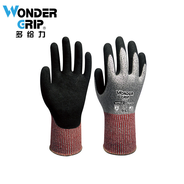 多給力WG-777CF防滑耐磨五級防割手套圖片1