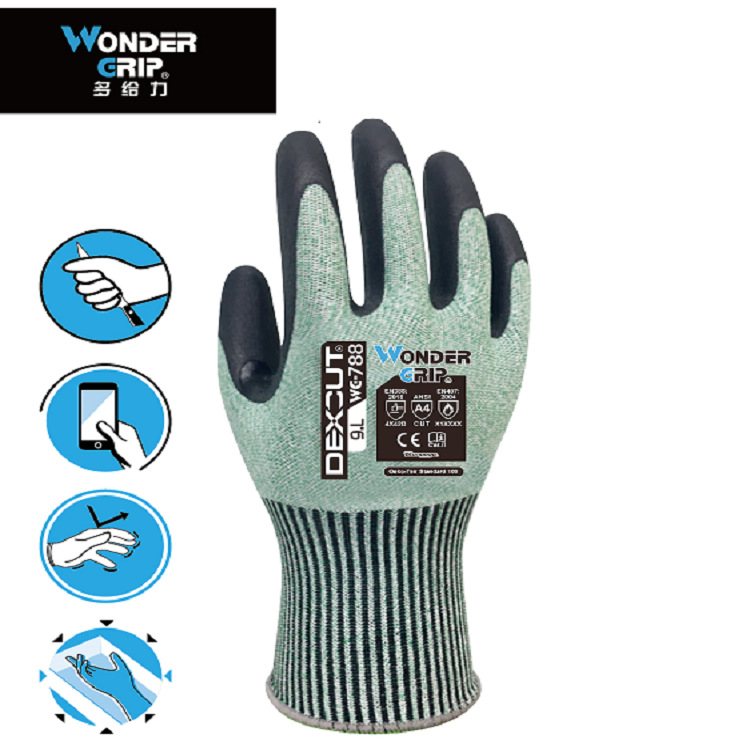 多給力WG-788可觸屏五級(jí)防割手套圖片2