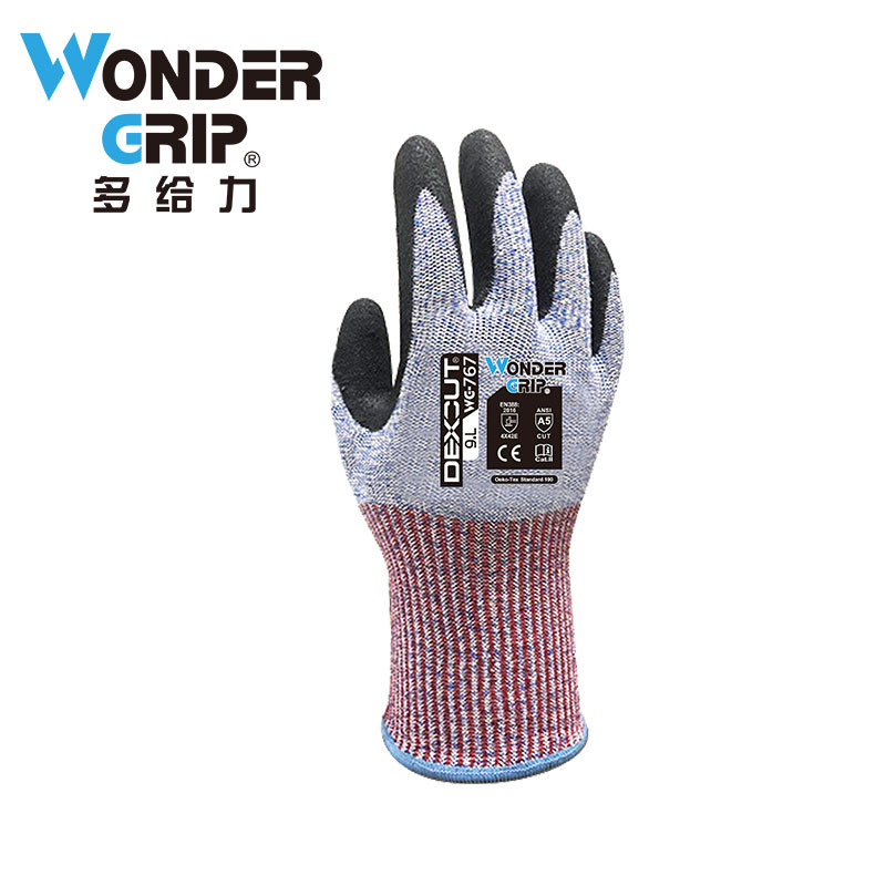 多給力WG-767耐磨防刺五級(jí)防割手套圖片1