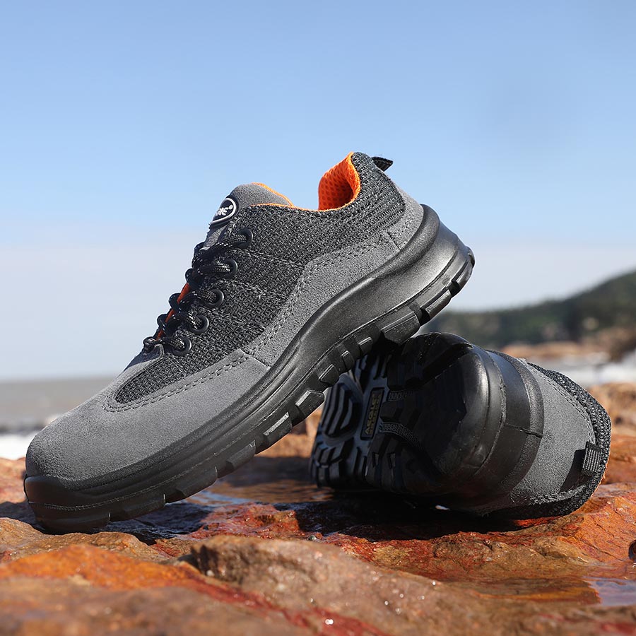 羿科60725107鋼頭防靜電灰色低幫安全鞋圖片4 羿科60725107鋼頭防靜電灰色低幫安全鞋圖片4