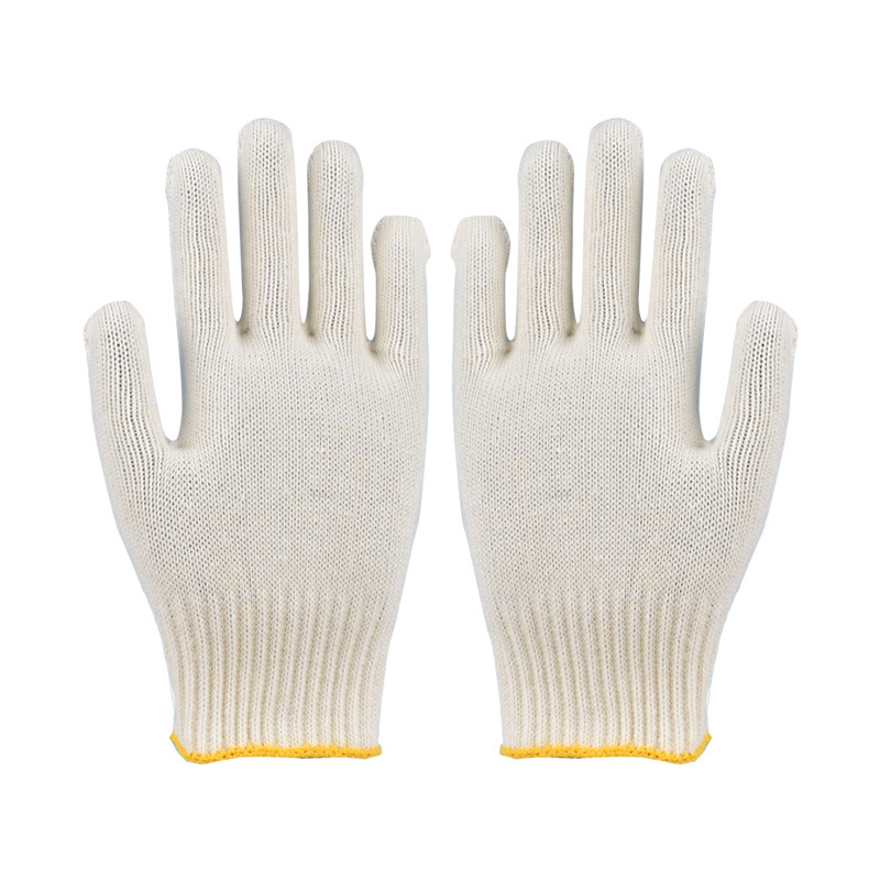 好員工H10-MS600耐磨黃色羅口棉紗手套圖片2 好員工H10-MS600耐磨黃色羅口棉紗手套圖片2