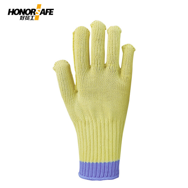 好員工F018黃藍(lán)長款五級防割手套圖片1 好員工F018黃藍(lán)長款五級防割手套圖片1