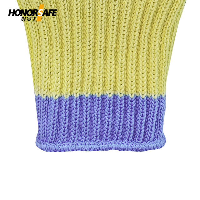 好員工F018黃藍(lán)長款五級防割手套圖片4 好員工F018黃藍(lán)長款五級防割手套圖片4