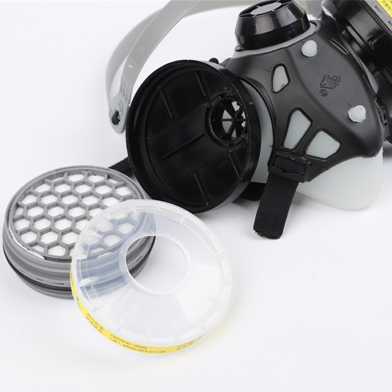 勞衛101D-7雙濾盒半面罩防毒面具圖片4 勞衛101D-7雙濾盒半面罩防毒面具圖片4