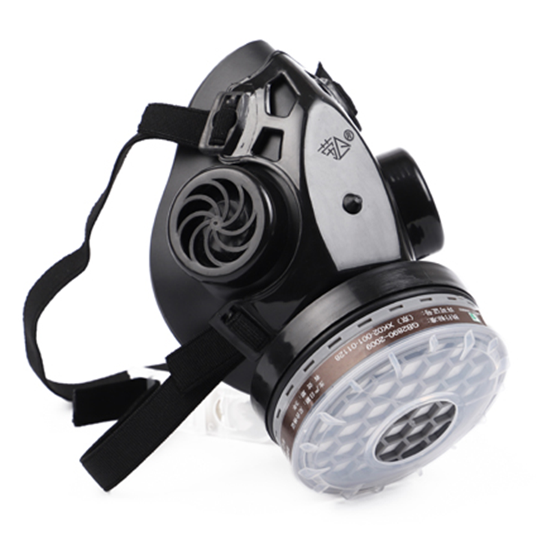 勞衛101C-3單濾盒半面罩防毒面具圖片1