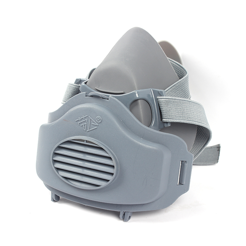 勞衛8200單濾盒半面罩防塵面具圖片2